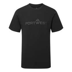 B198 - T-Shirt bawełniany Portwest - Czarny