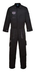 TX15 - Kombinezon dwukolorowy  Portwest Texo - Czarny