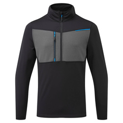 T755 - Polar WX3 Half Zip Tech - Czarny
