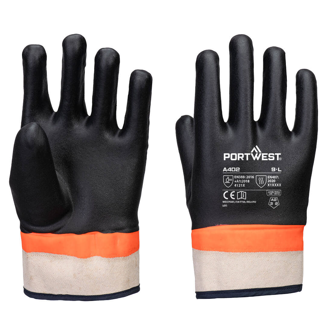 A402 - Grip PVC Double-Dipped Sandy - Portwest