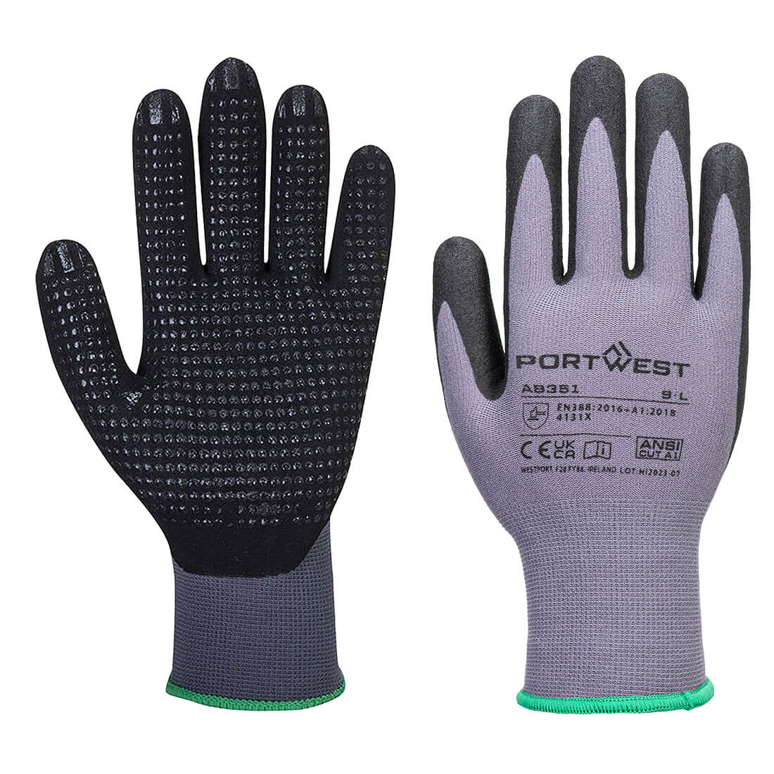 AB351 - Rękawica DermiFlex Plus - 12 par - Portwest