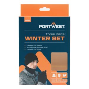 B035 - Zestaw akcesoriów zimowych ( 3 szt.) - Portwest
