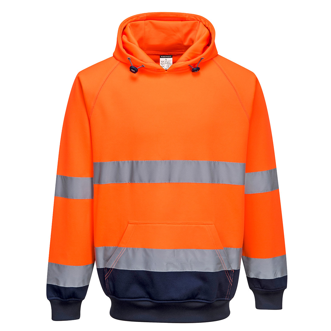 B316 - Dwukolorowa bluza z kapturem - Portwest