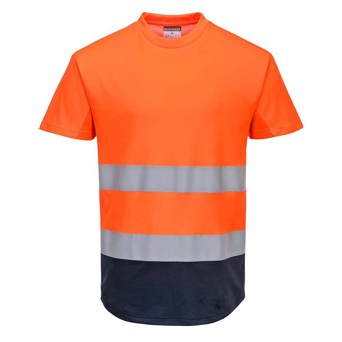 C395 - Dwukolorowy t-shirt siatkowy - Portwest