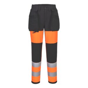 CD847 - Elastyczne ostrzegawcze spodnie damskie WX2 Eco klasy 1 - Portwest