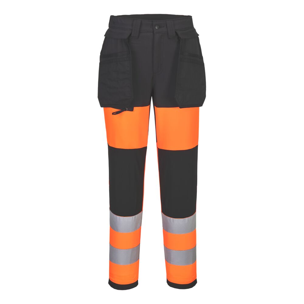 CD847 - Elastyczne ostrzegawcze spodnie damskie WX2 Eco klasy 1 - Portwest
