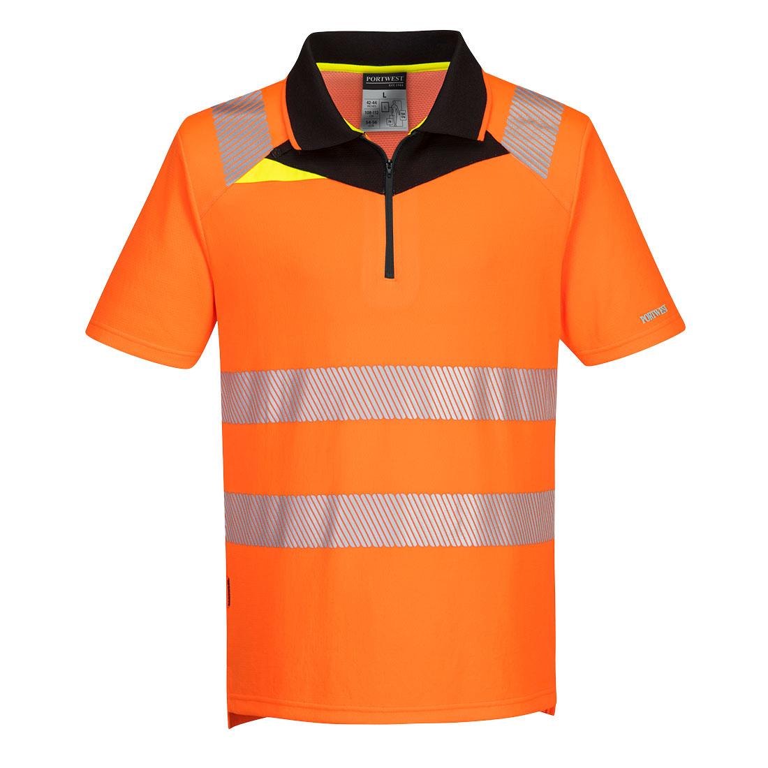DX412 - Kurtka ostrzegawcza polo DX4 z krótkim rękawem - Portwest