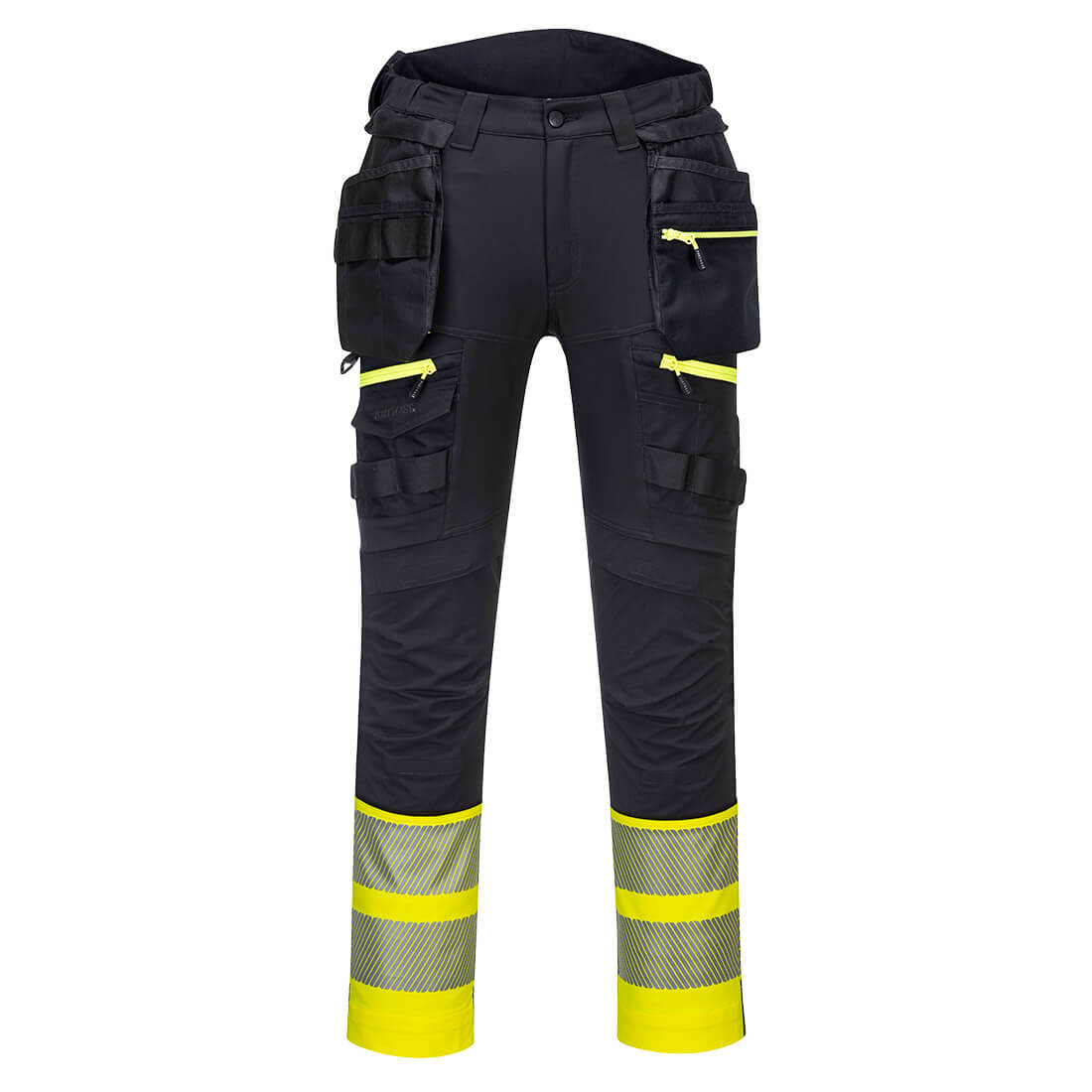 DX445 - Spodnie ostrzegawcze klasy 1 DX4 z kieszeniami kaburowymi - Portwest