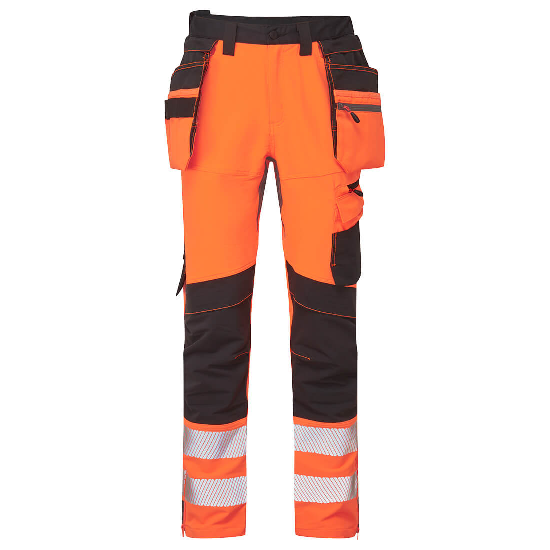 DX454 - Spodnie ostrzegawcze DX4 z odpinanymi kieszeniami kaburowymi - Portwest