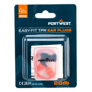 EP22 - Zatyczki do uszu Easy Fit TPR (1 para) - Portwest