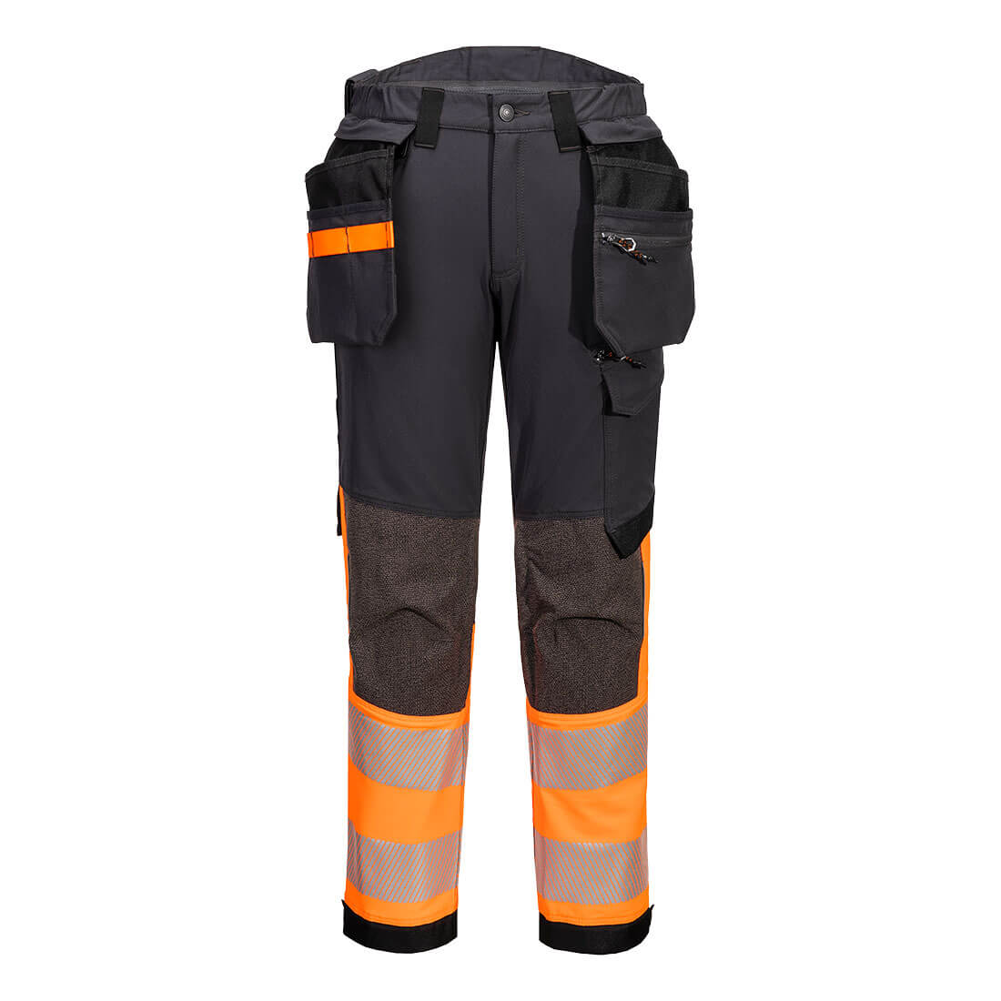EV442 - Elastyczne spodnie ostrzegawcze klasy 1 EV4 z kaburami - Portwest