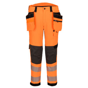 EV448 - Elastyczne spodnie ostrzegawcze klasy 2 EV4 z kaburami - Portwest