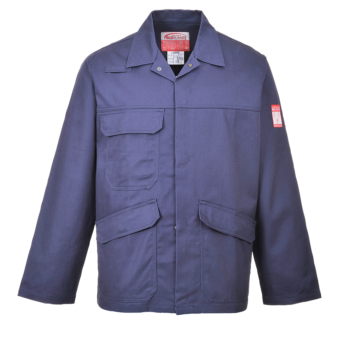 FR35 - Trudnopalna i antystatyczna bluza Bizflame Work - Portwest