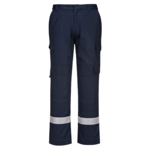 FR401 - Lekkie spodnie trudnopalne z panelami Stretch - Portwest