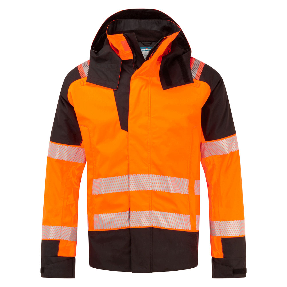 FR606 - Kurtka zimowa trudnopalna i ostrzegawcza PW3 Modaflame Rain - Portwest