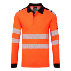 FR734 - Koszulka polo z długim rękawem PW3 Modaflame Knit HVO FR - Portwest