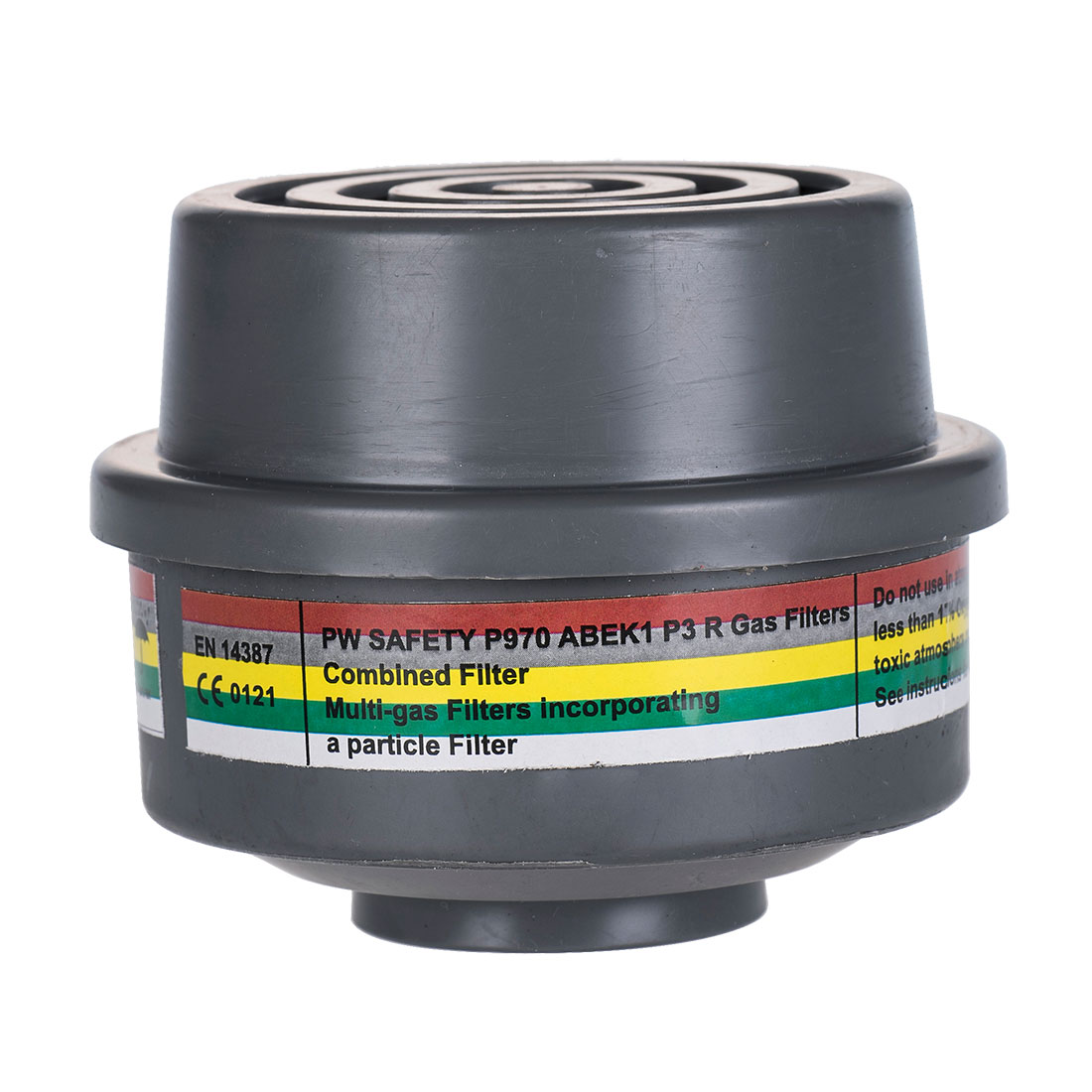 P970 - Filtr kombinowany ABEK1P3 wyposażony w specjalny gwint - Portwest