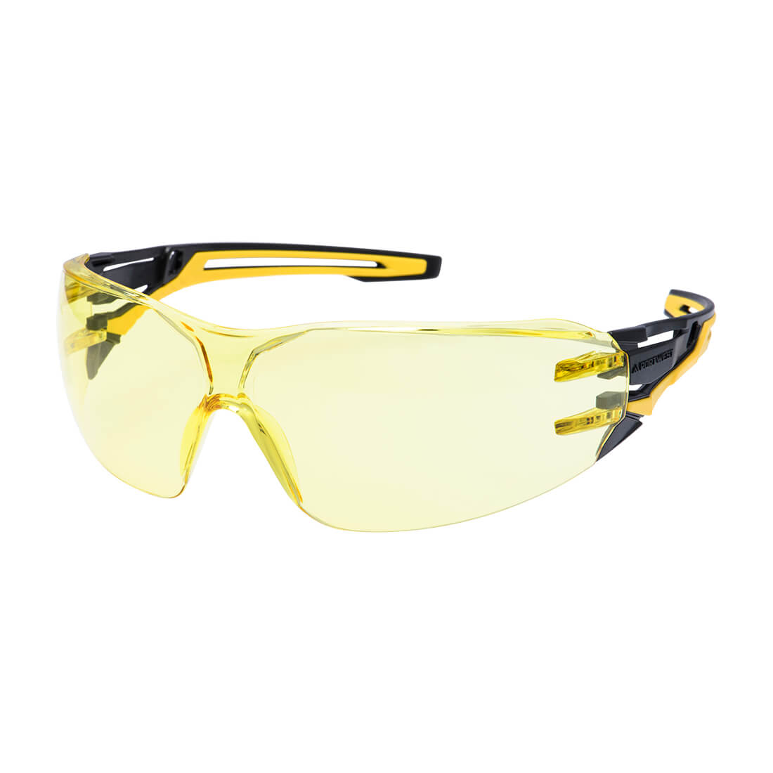 PR01 - Okulary ochronne Wraparound Plus w kolorze antracytowym - Portwest