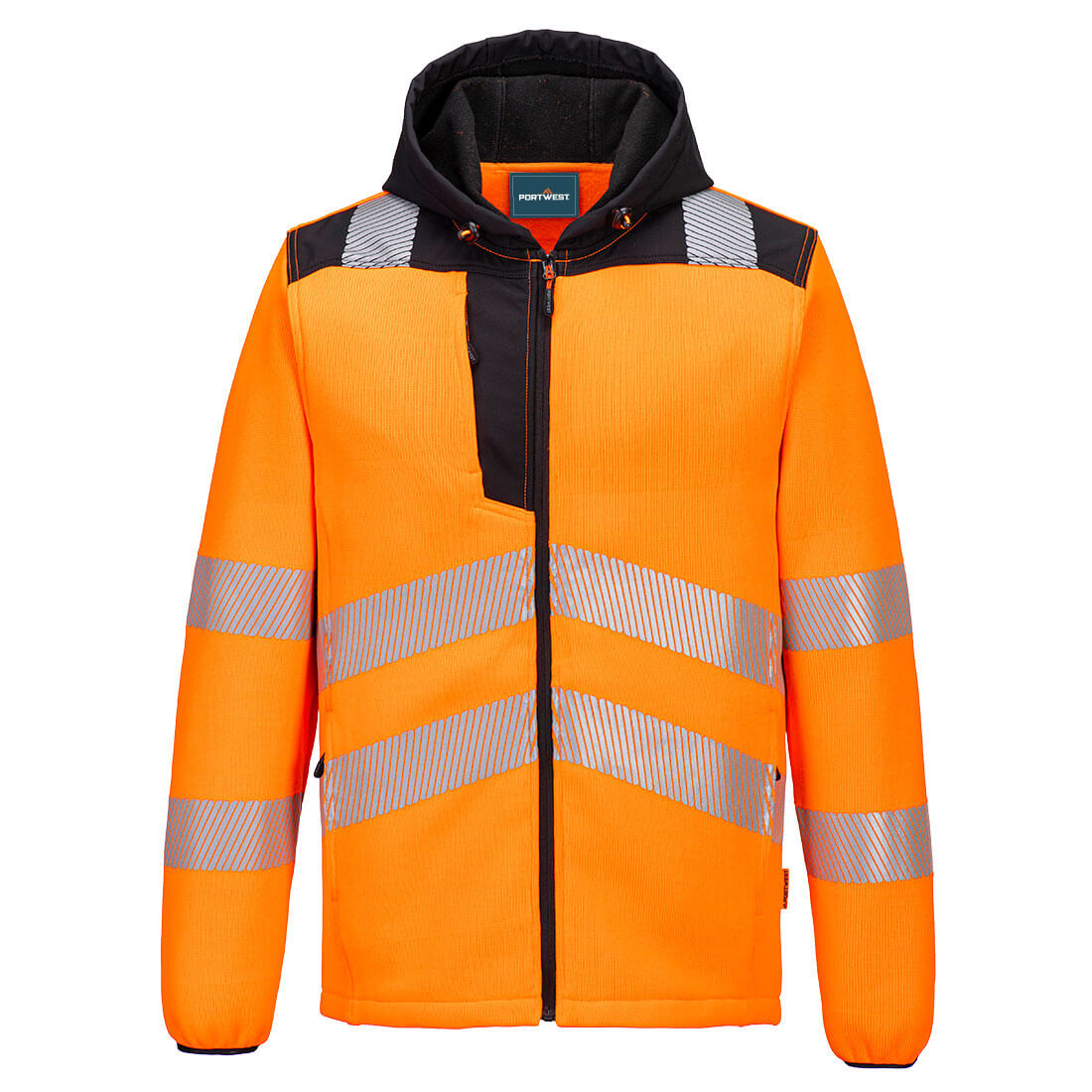 PW335 - Ostrzegawczy polar z kapturem PW3 - Portwest