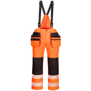 PW356 - Ogrodniczki ostrzegawcze PW3 Hi-Vis Rain - Portwest