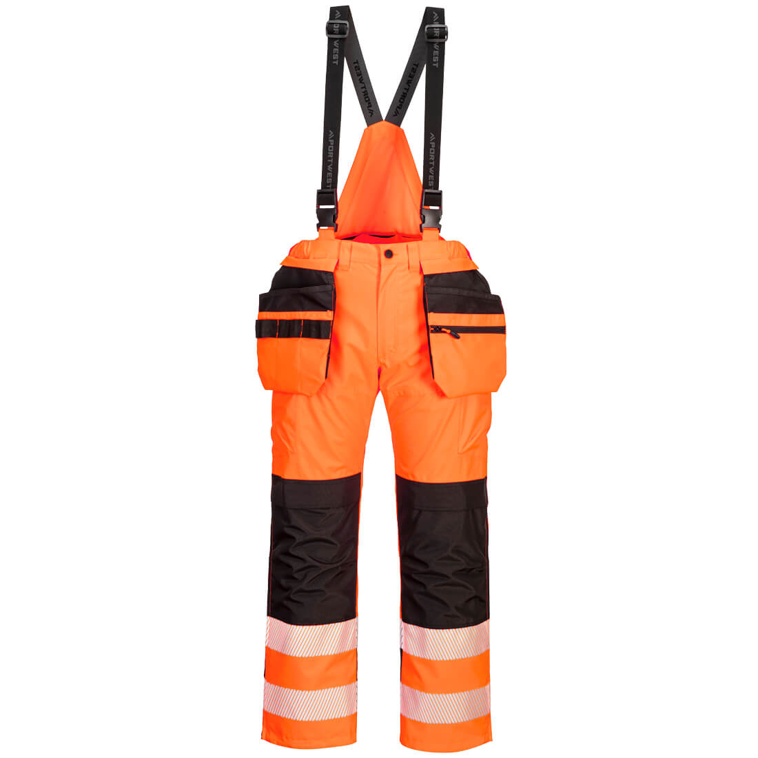 PW356 - Ogrodniczki ostrzegawcze PW3 Hi-Vis Rain - Portwest