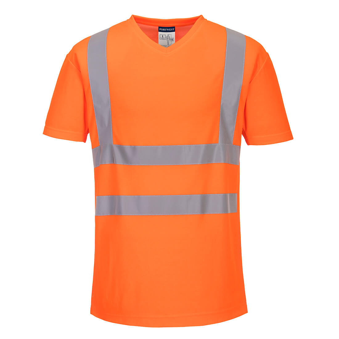 S179 - T-SHIRT W SEREK ZE WSTAWKAMI Z SIATKI - Portwest