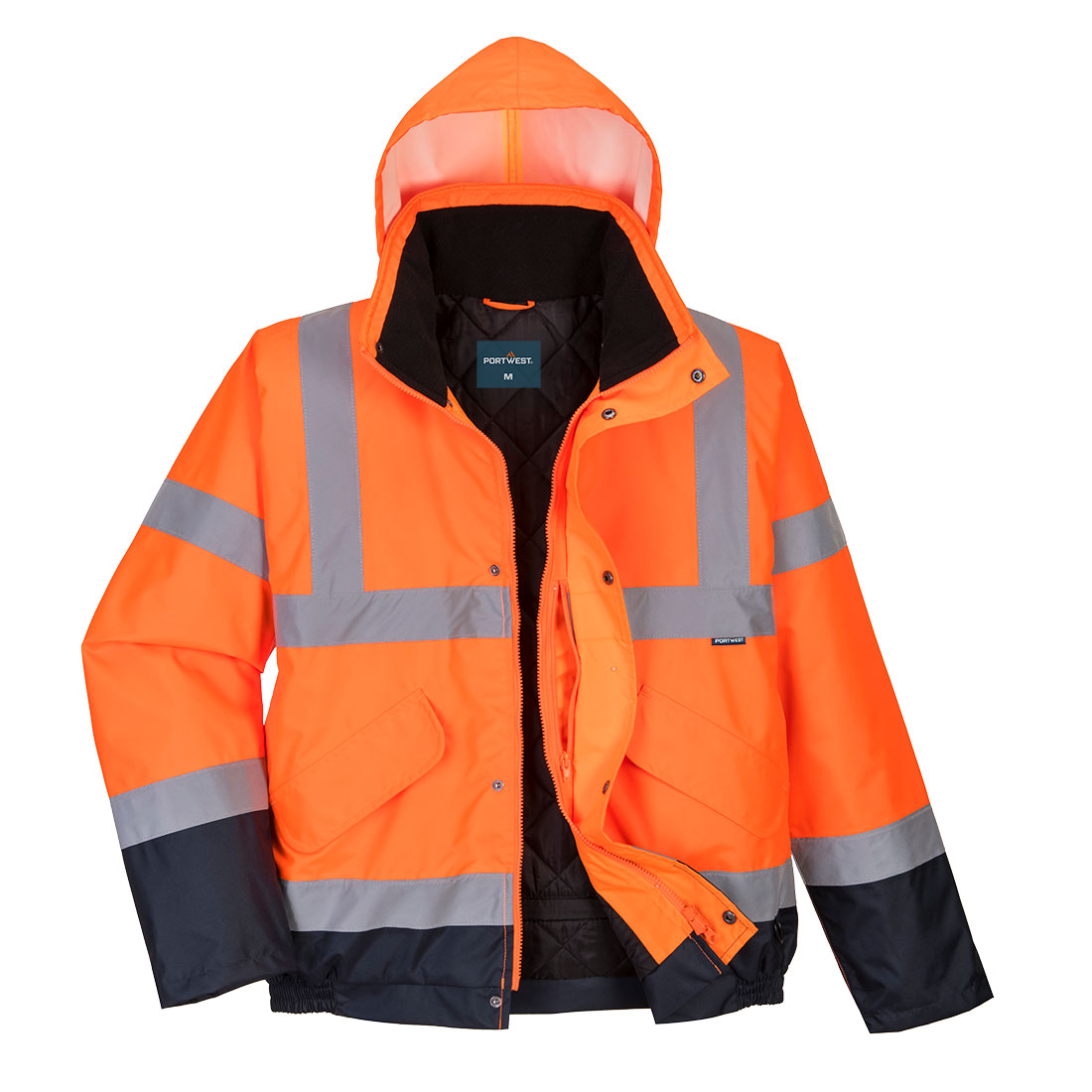 S266 - Dwukolorowa kurtka ostrzegawcza Bomber - Portwest