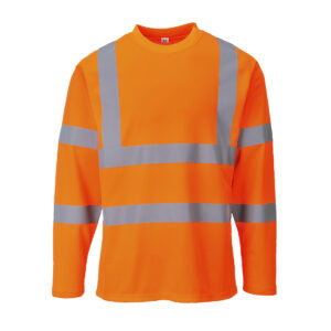 S278 - T-shirt ostrzegawczy z długimi rękawami - Portwest