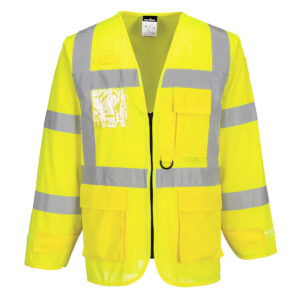 S475 - KAMIZELKA OSTRZEGAWCZA EXECUTIVE Z RĘKAWAMI - Portwest