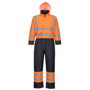 S485 - Kombinezon ostrzegawczy kontrastowy ocieplany - Portwest
