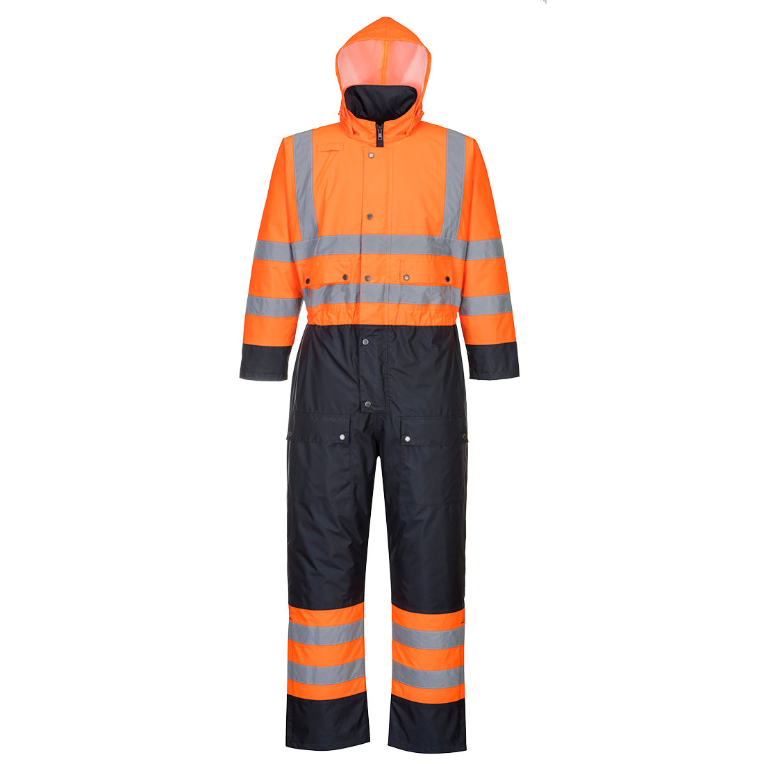 S485 - Kombinezon ostrzegawczy kontrastowy ocieplany - Portwest