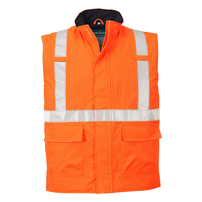 S776 - Trudnopalny i antystatyczny ocieplacz ostrzegawczy Bizflame Rain - Portwest