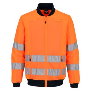 T164 - Hi-Vis Work Mesh Panel Jacket - Portwest