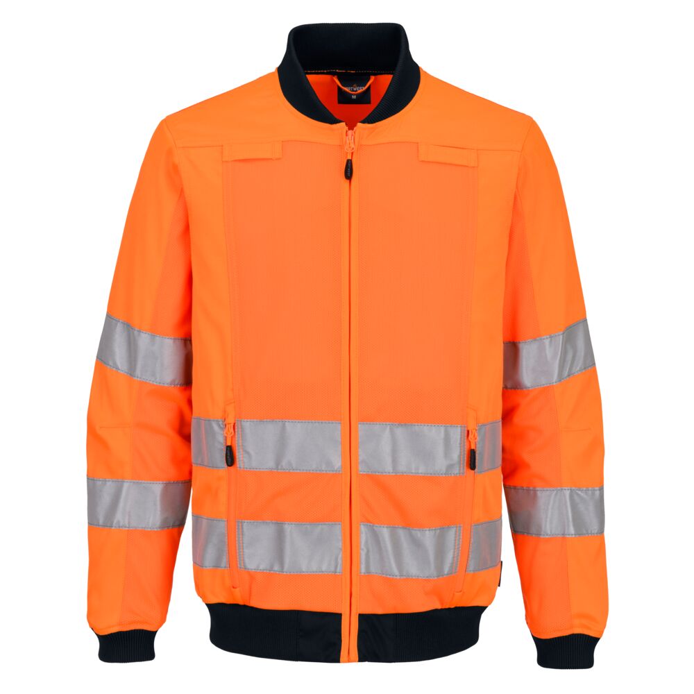 T164 - Hi-Vis Work Mesh Panel Jacket - Portwest