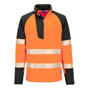 T172 - Bluza ostrzegawcza PW3 z zamkiem 1/4 - Portwest