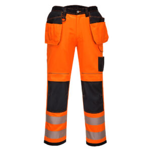 T501 - Spodnie ostrzegawcze PW3 z kaburami - Portwest