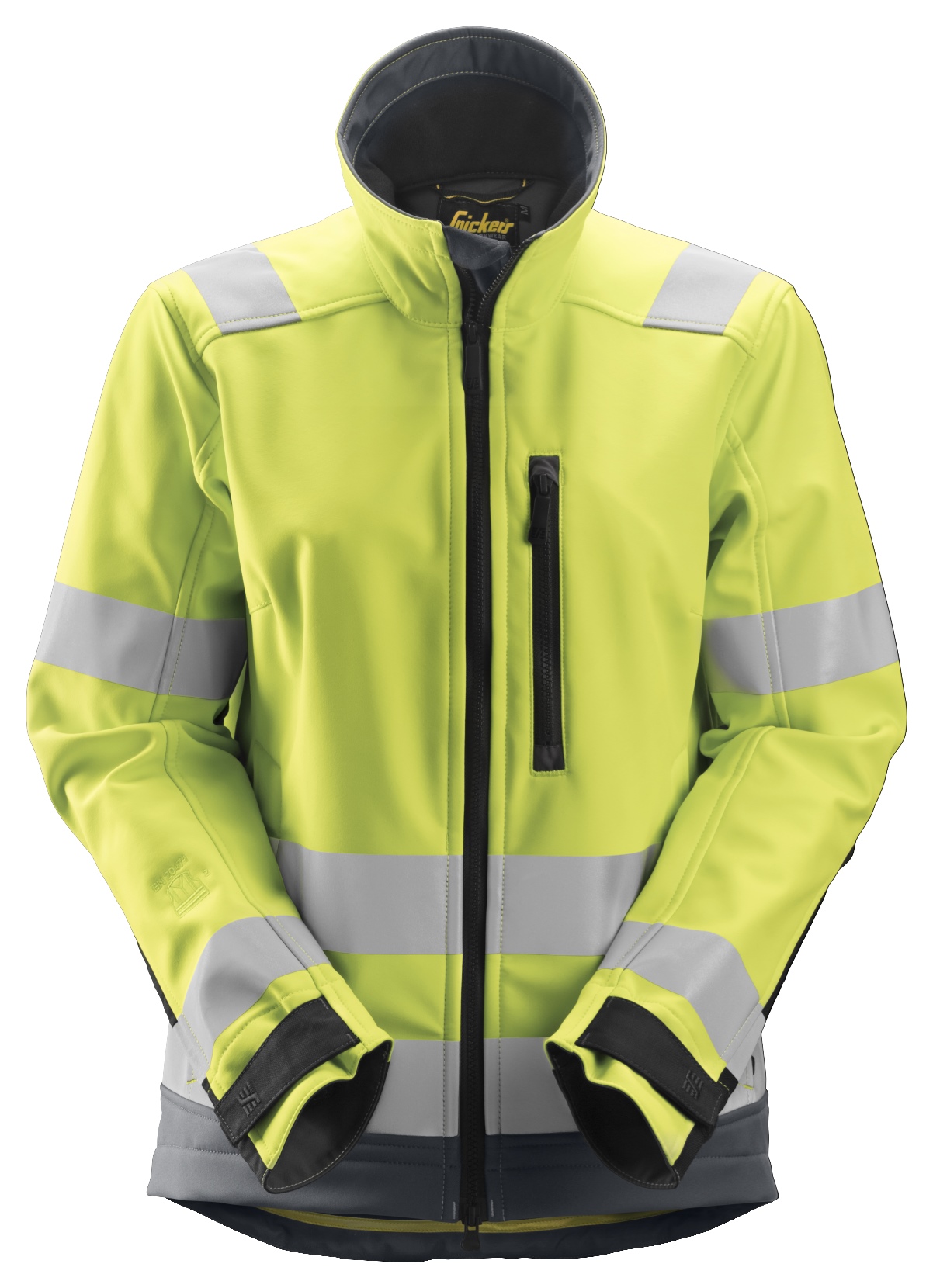 1237 - Kurtka odblaskowa softshell AllroundWork - damska, EN 20471/2/3 - Snickers - obrazek 4