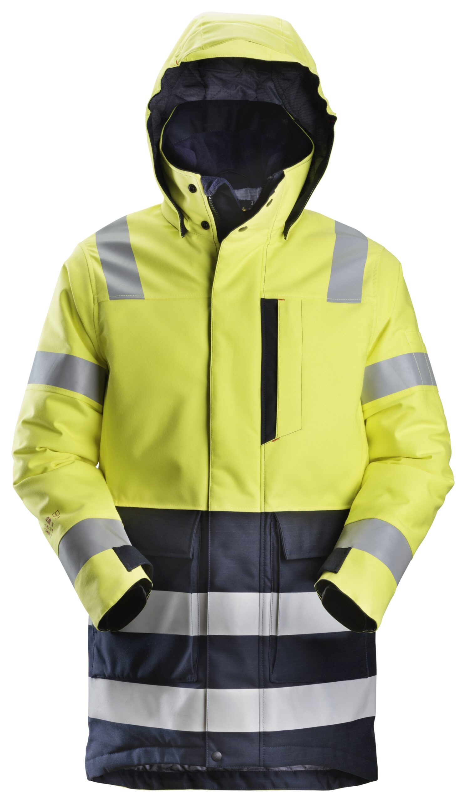 1860 - Parka odblaskowa ocieplana ProtecWork, EN 20471/3 - Snickers