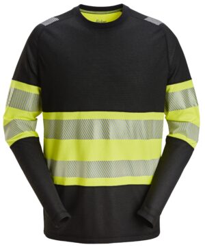 2430 - T-shirt odblaskowy - długi rękaw, EN 20471/1 - Snickers