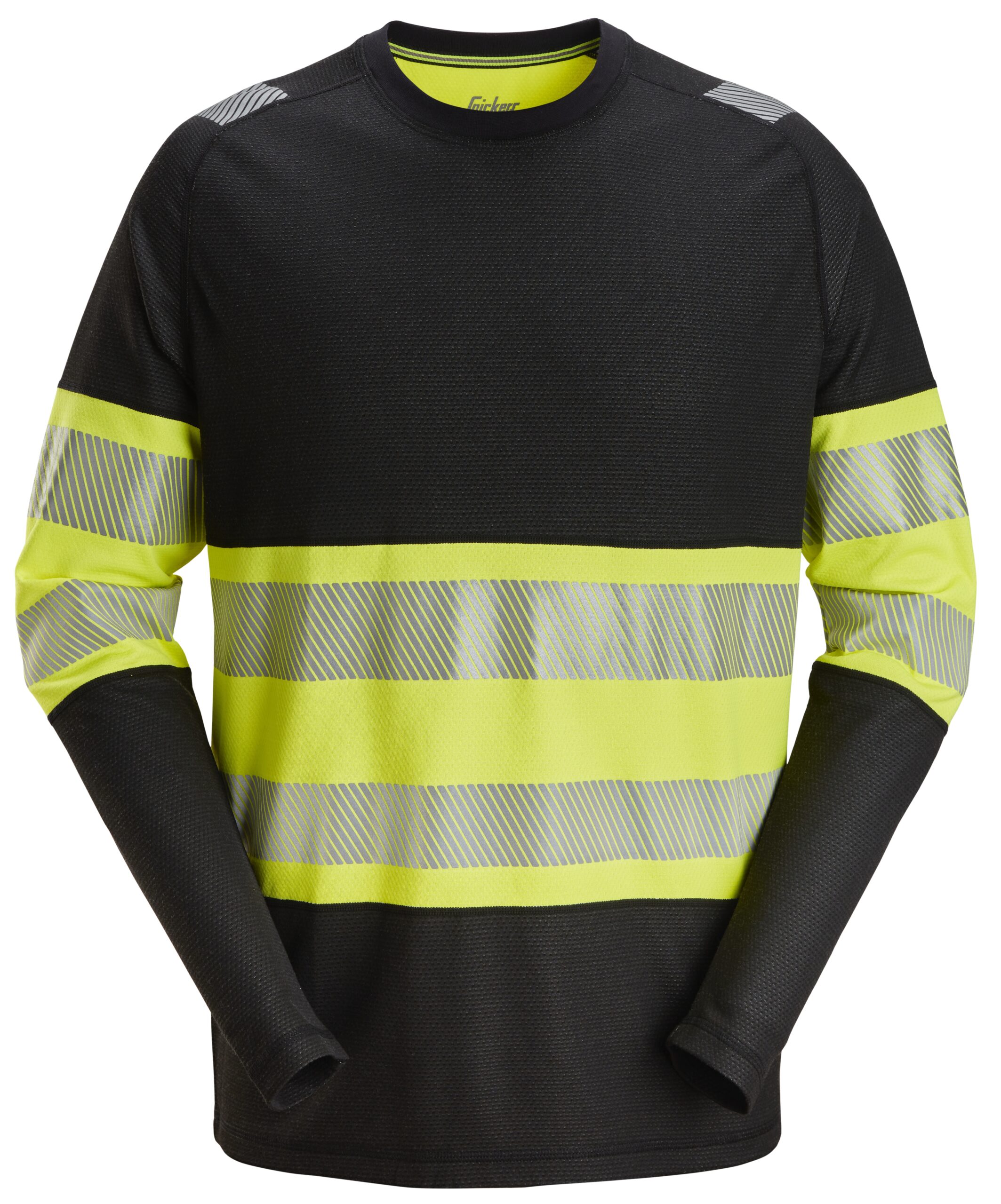 2430 - T-shirt odblaskowy - długi rękaw, EN 20471/1 - Snickers