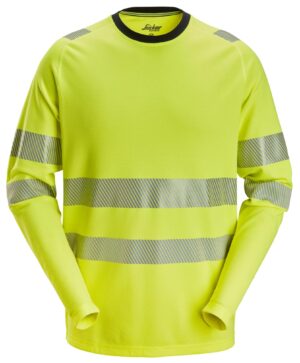 2431 - T-shirt odblaskowy – długi rękaw, EN 20471/2/3 - Snickers
