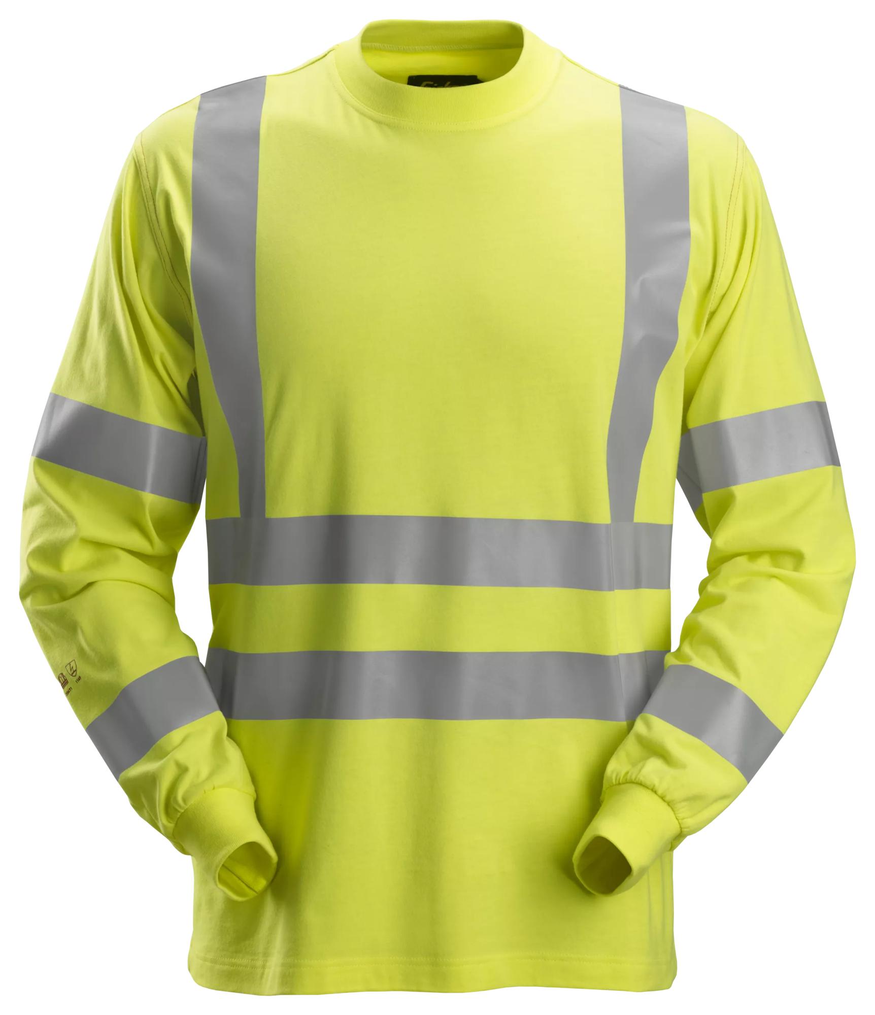 2461 - ProtecWork, T-shirt odblaskowy, – długi rękaw, EN 20471/3 - Snickers