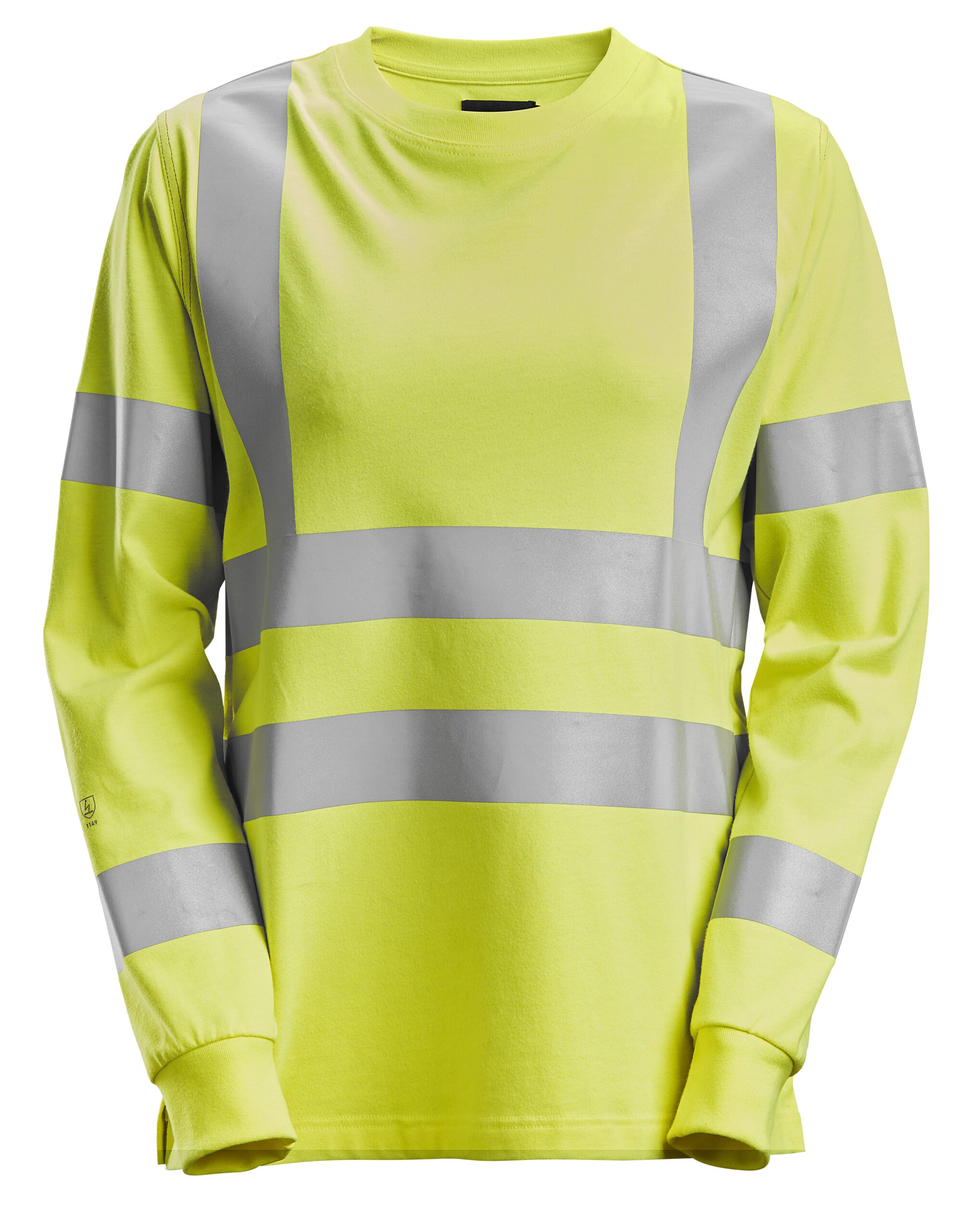 2476 - ProtecWork, T-shirt odblaskowy – damski, długi rękaw, EN 20471/2/3 - Snickers