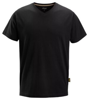 2512 - T-shirt z dekoltem w serek - Snickers