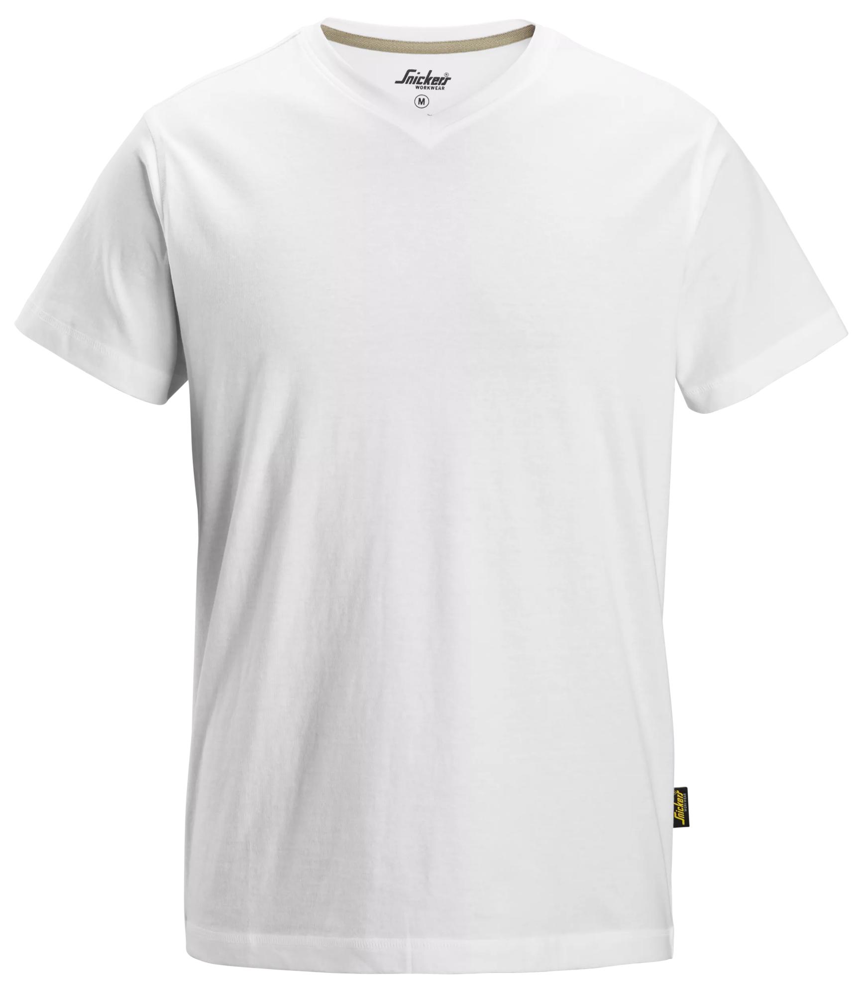 2512 - T-shirt z dekoltem w serek - Snickers - obrazek 2
