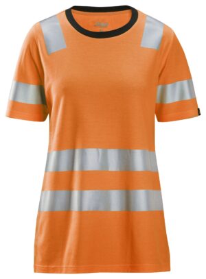 2537 - T-shirt odblaskowy - damski, EN 20471/2 - Snickers