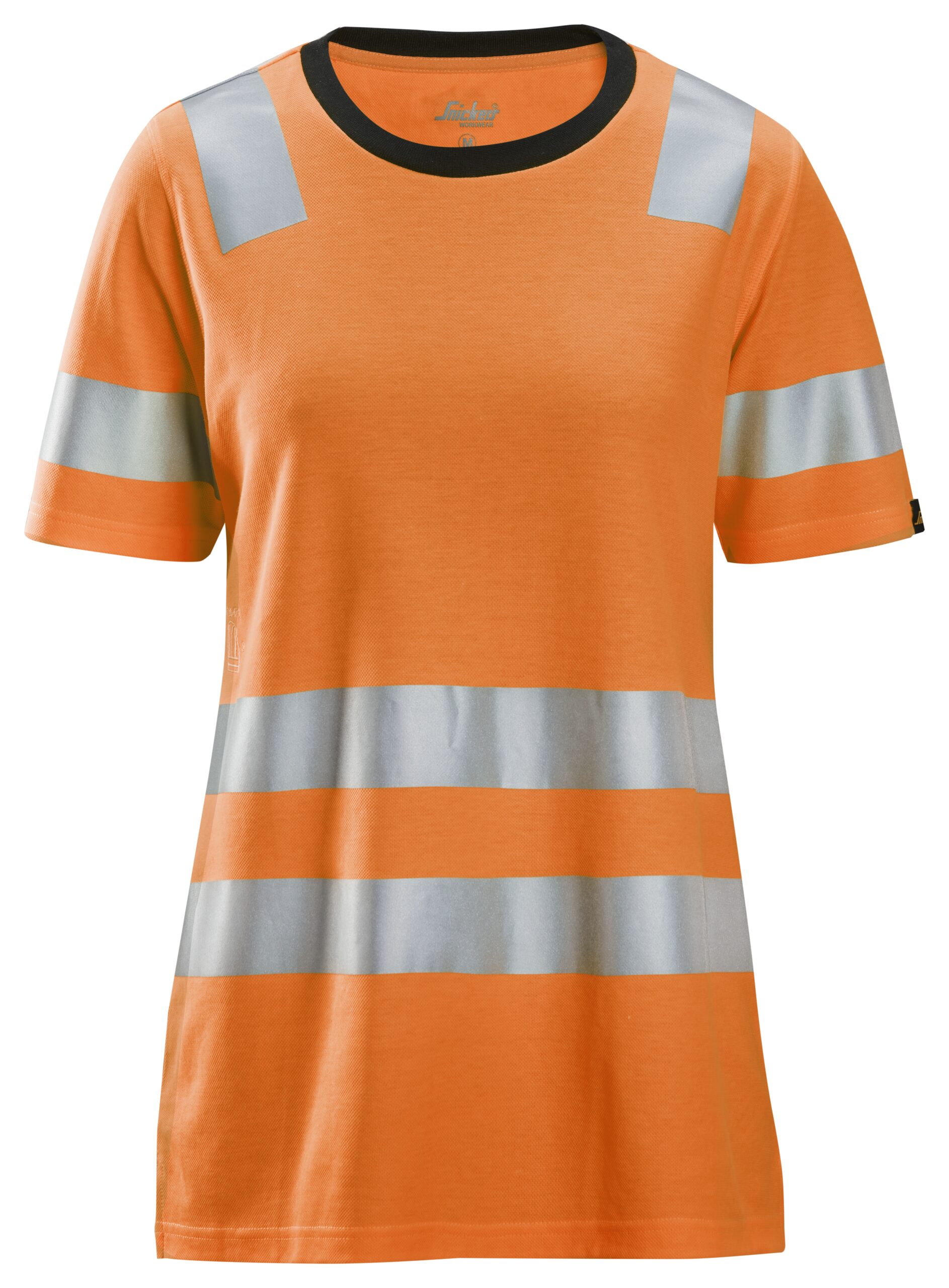 2537 - T-shirt odblaskowy - damski, EN 20471/2 - Snickers