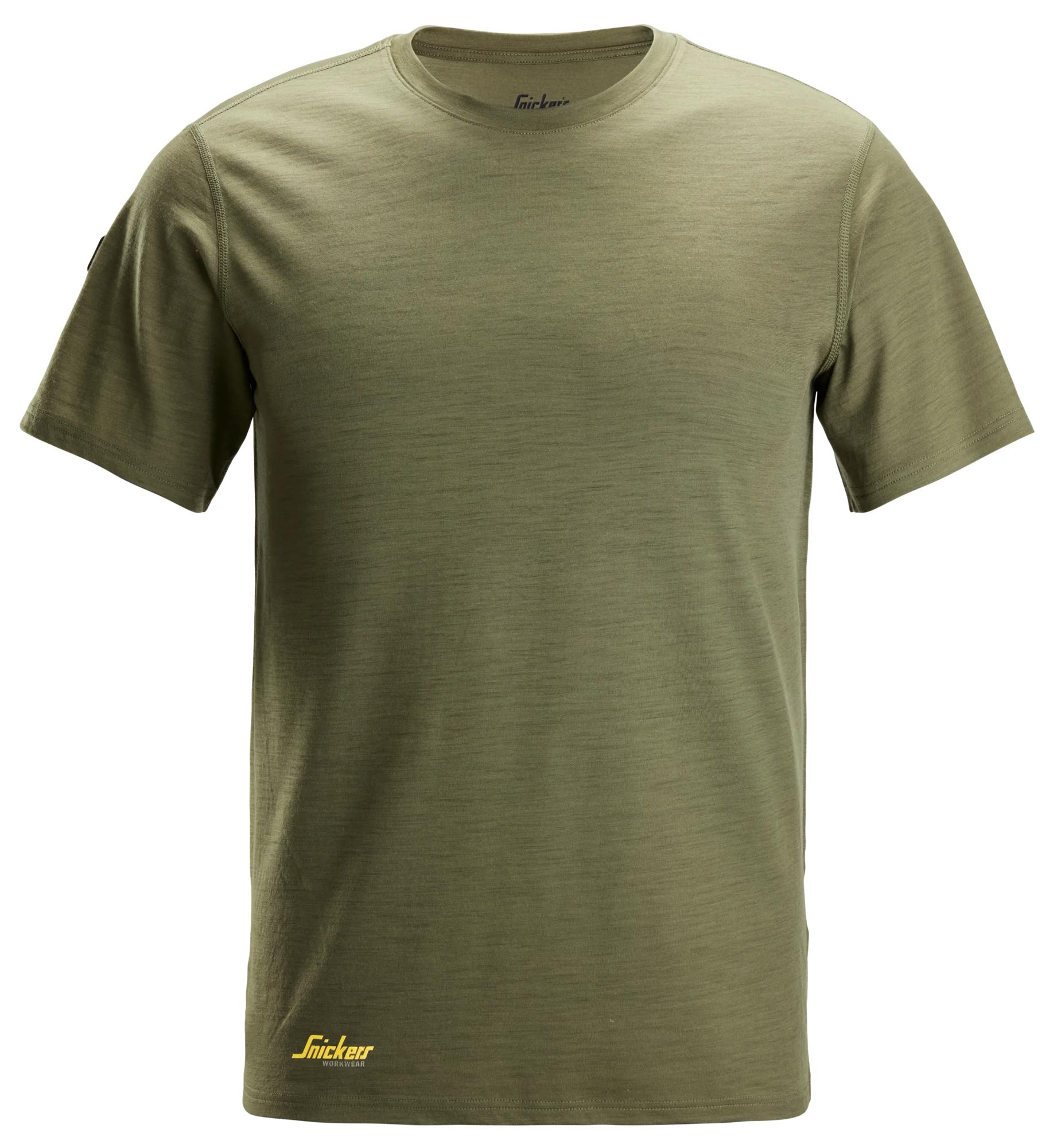 2551 - T-shirt wełniany - Snickers - obrazek 3