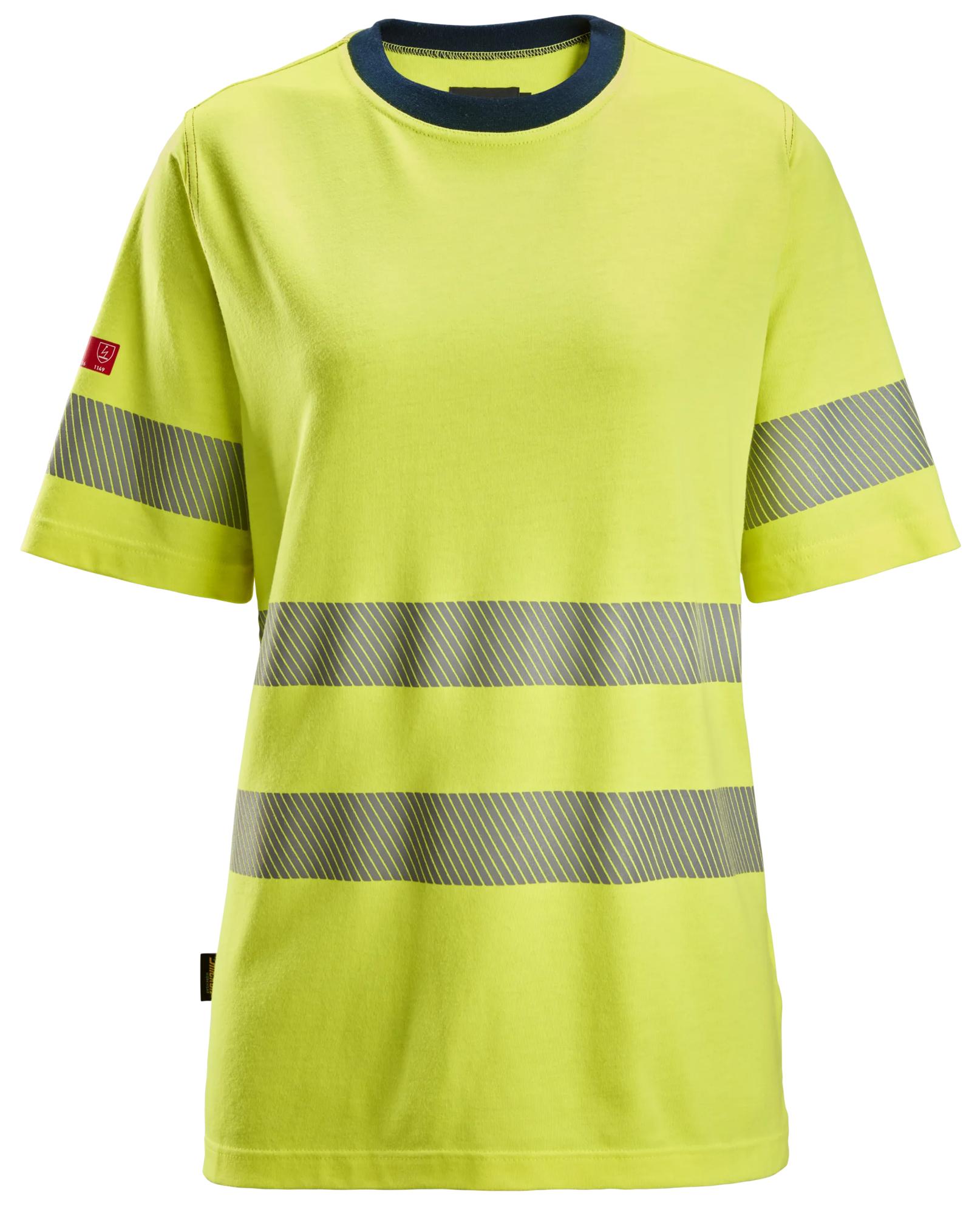 2567 - ProtecWork, T-shirt odblaskowy – damski, krótki rękaw, EN 20471/2 - Snickers