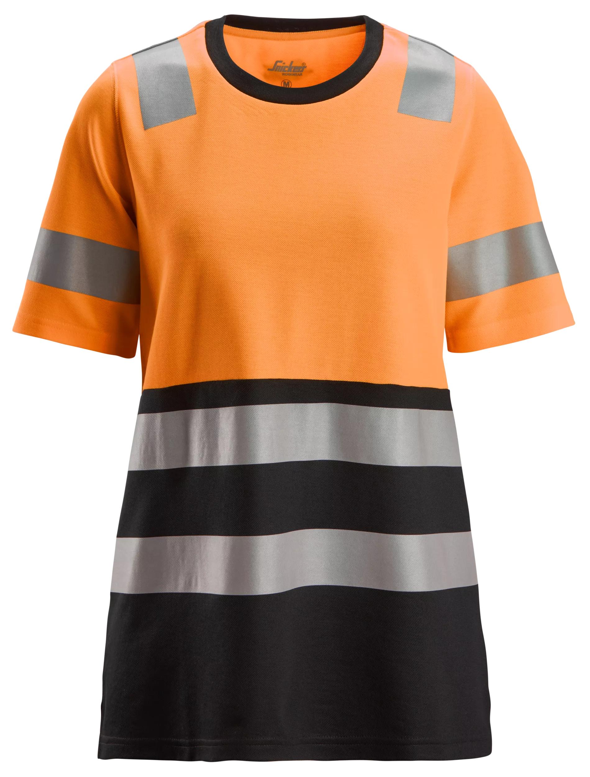 2573 - T-shirt odblaskowy - damski, EN20471/1 - Snickers